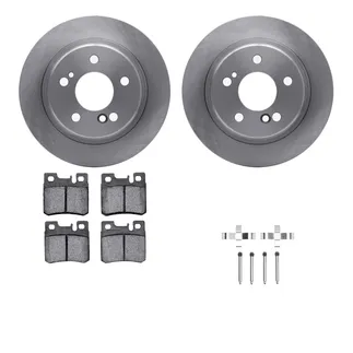 R1 Concepts WFWH1-63040 E- Line Series Brake Rotor W/ Ceramic Brake Pads & Hdw